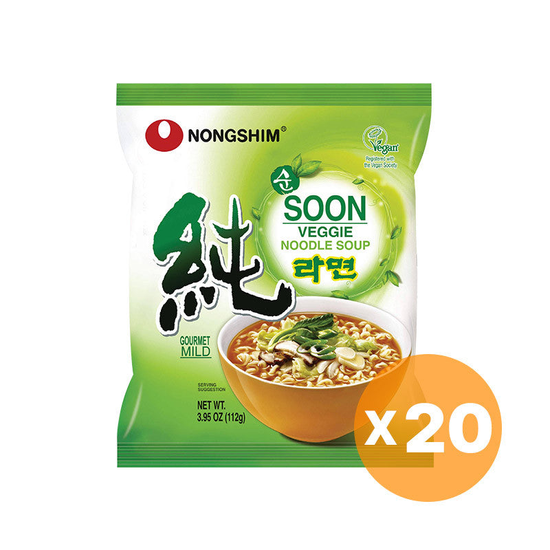 NONGSHIM Instant Soon Veggie Ramyun 112g x 20 stk
