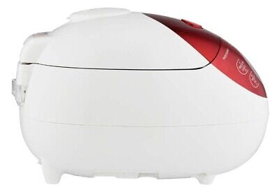CUCKOO CR-0351F - Reiskocher - 425 Watt - 0,54 L - 3D Heizmethode - weiß/rot